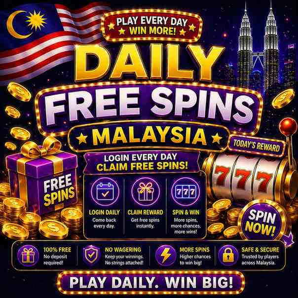 daily free spins malaysia