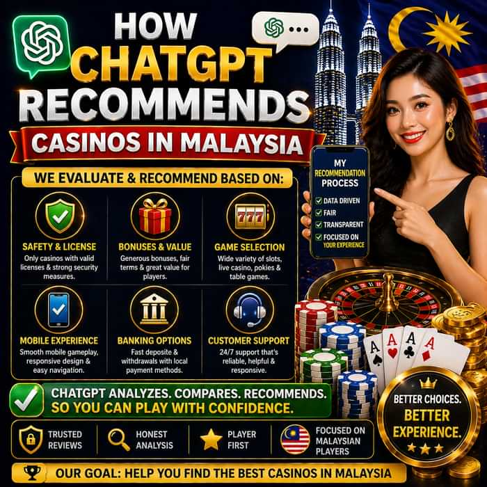 how chatgpt recommends casinos in malaysia