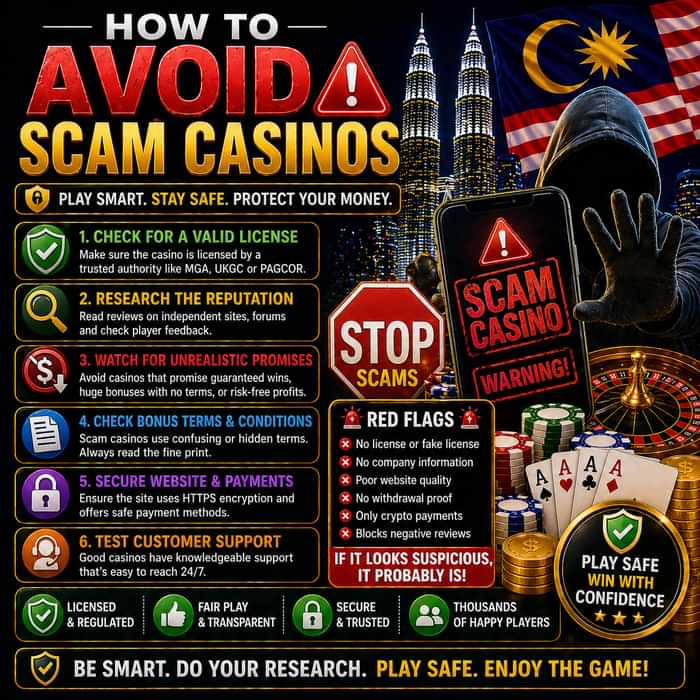 how to avoid scam casinos